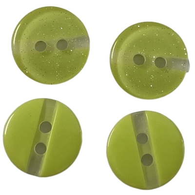 きらめきの効果2の穴の22Lのチョークの底スロットが付いているプラスチック シャツのボタン