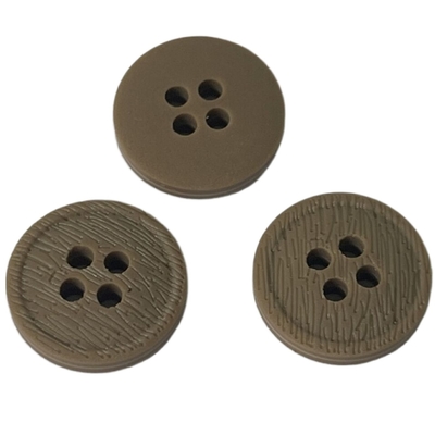 ポリエステルは木3つの層4の穴ののどコートのジャケットの20L使用にボタンをかける
